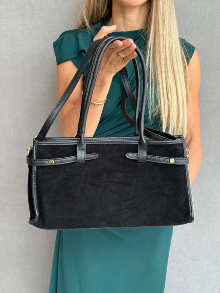 Сумка замшевая Nila&Nila BNN9002 NERO